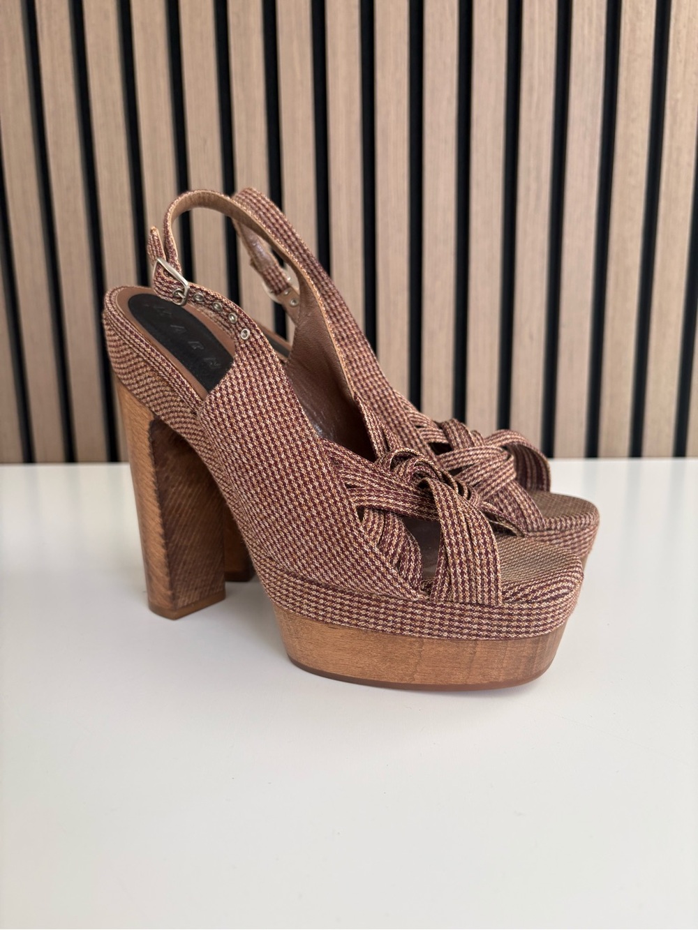 Auth MARNI Platform Heels
